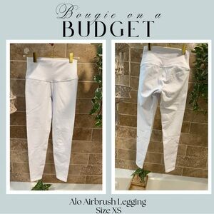 ALO Airbrush White Leggings